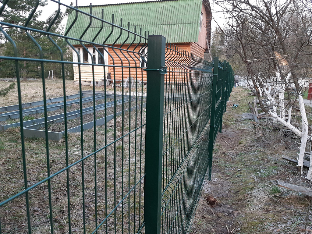 3D забор для участка в пригороде